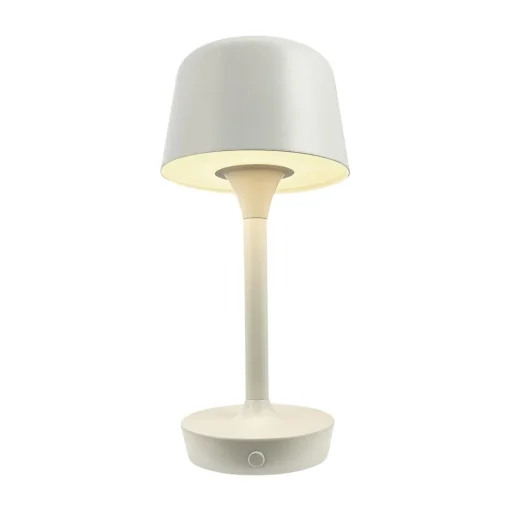 Dyberg Larsen Flow Bordlampe Cremet Hvid