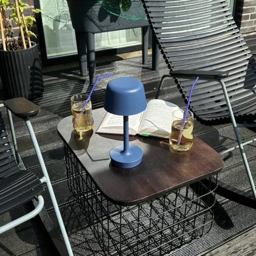 Dyberg Larsen Flow Bordlampe Cremet Hvid