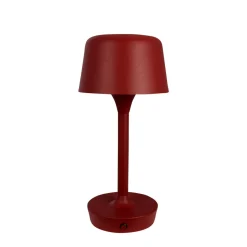 Dyberg Larsen Flow Bordlampe Mørkerød