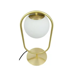 Dyberg Larsen French Collection Reims Bordlampe Messing/Hvid
