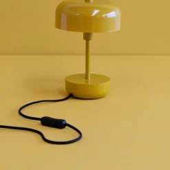 Dyberg Larsen Haipot Bordlampe Karrygul