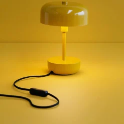 Dyberg Larsen Haipot Bordlampe Karrygul