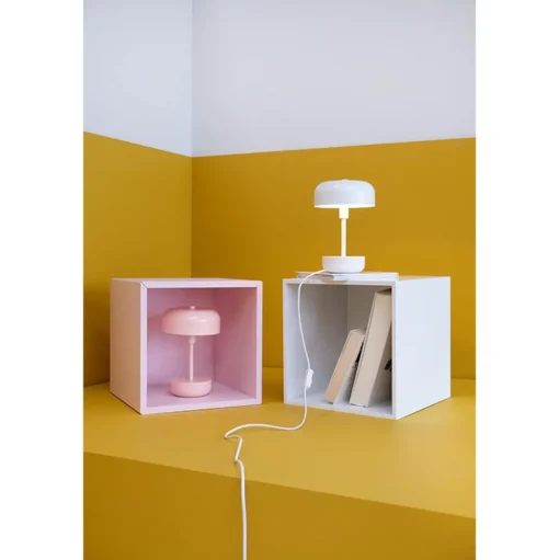 Dyberg Larsen Haipot LED Transportabel Lampe Hvid