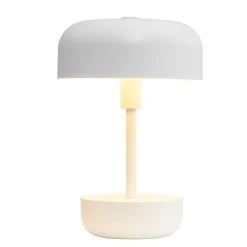 Dyberg Larsen Haipot LED Transportabel Lampe Hvid
