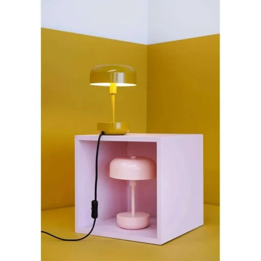 Dyberg Larsen Haipot LED Transportabel Lampe Hvid