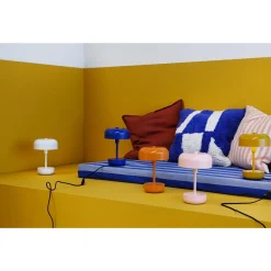 Dyberg Larsen Haipot LED Transportabel Lampe Hvid