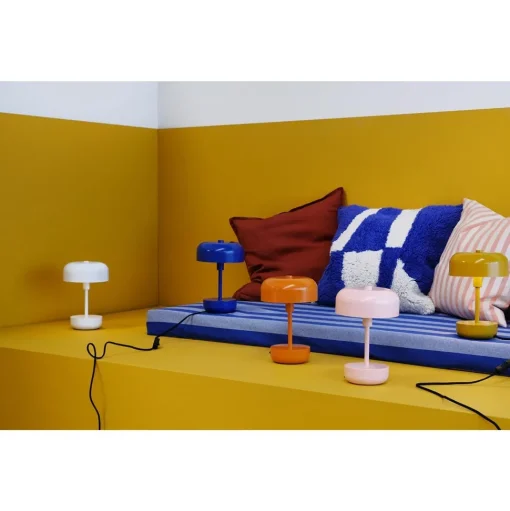Dyberg Larsen Haipot LED Transportabel Lampe Hvid