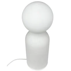 Dyberg Larsen Harper Kegle Bordlampe Hvid