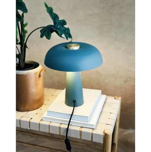 Dyberg Larsen Iris Bordlampe Mørkegrøn