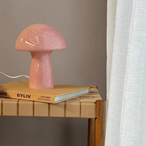 Dyberg Larsen Jenny Mushroom Bordlampe Lyserød