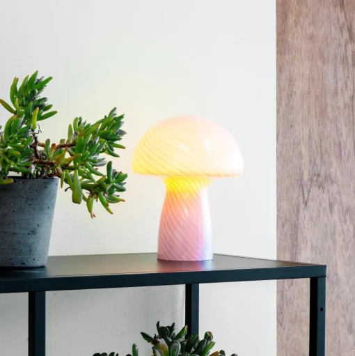 Dyberg Larsen Jenny Mushroom Bordlampe Lyserød