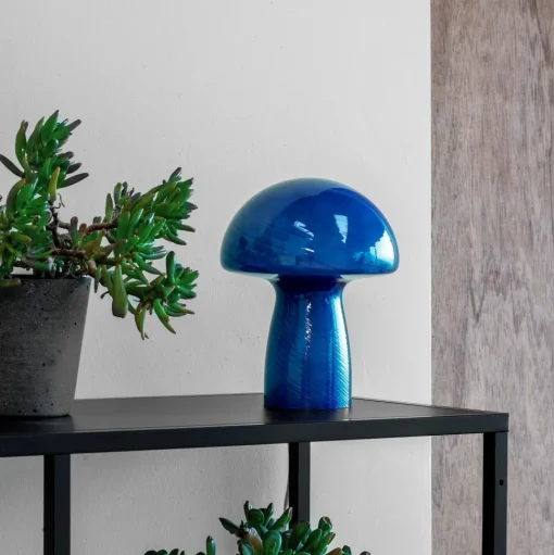 Dyberg Larsen Jenny Mushroom Bordlampe Blå