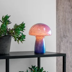Dyberg Larsen Jenny Mushroom Bordlampe Blå