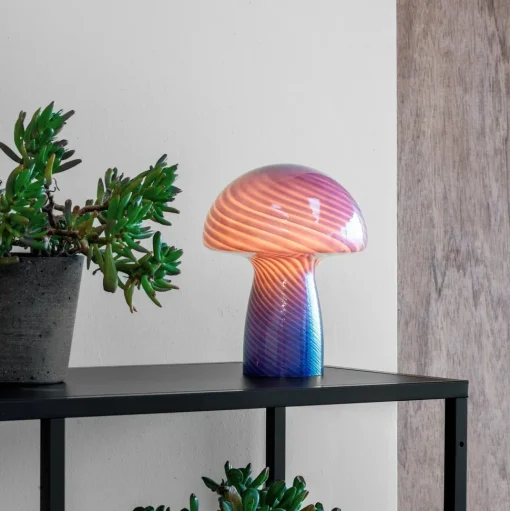 Dyberg Larsen Jenny Mushroom Bordlampe Blå