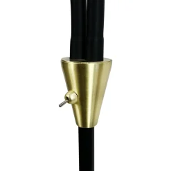 Dyberg Larsen Lilje Gulvlampe Sort/Messing