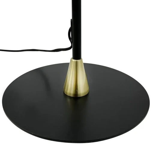 Dyberg Larsen Lilje Gulvlampe Sort/Messing