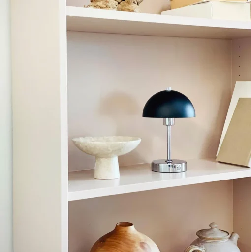 Dyberg Larsen Malmø Bordlampe Sort/Krom