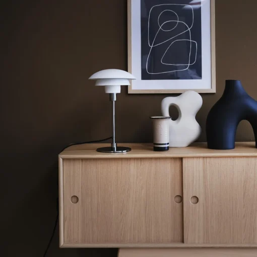 Dyberg Larsen MorphØ21 Bordlampe Hvid
