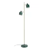 Dyberg Larsen Ocean Gulvlampe Mørkegrøn/Messing