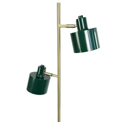 Dyberg Larsen Ocean Gulvlampe Mørkegrøn/Messing