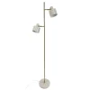 Dyberg Larsen Ocean Gulvlampe Beige/Messing