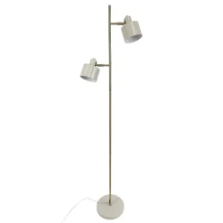 Dyberg Larsen Ocean Gulvlampe Beige/Messing