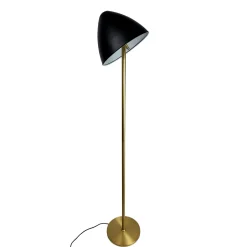 Dyberg Larsen Oulu Gulvlampe Sort/Messing