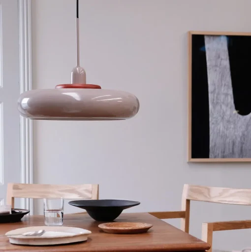 Dyberg Larsen Planet Pendel Med Ring Latte