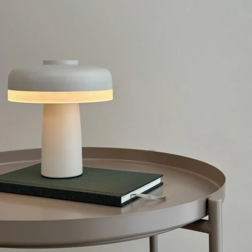 Dyberg Larsen Porter Bordlampe Hvid