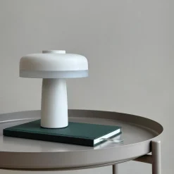 Dyberg Larsen Porter Bordlampe Hvid
