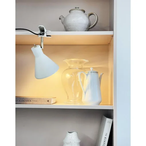Dyberg Larsen Sleep Bordlampe Med Klemme Hvid