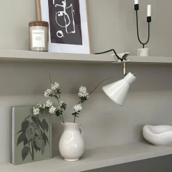 Dyberg Larsen Sleep Bordlampe Med Klemme Hvid