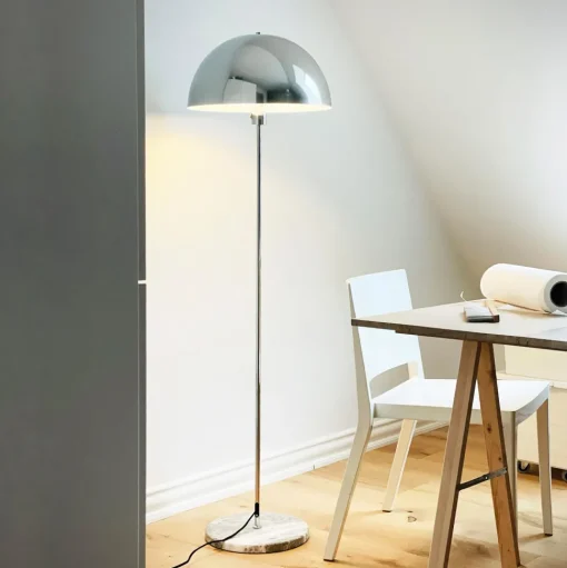 Dyberg Larsen Stockholm Gulvlampe Krom/Marmor