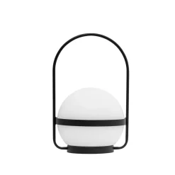 Dyberg Larsen Summer Bordlampe Med Hank Lille Sort/Hvid