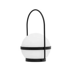 Dyberg Larsen Summer Bordlampe Med Hank Lille Sort/Hvid