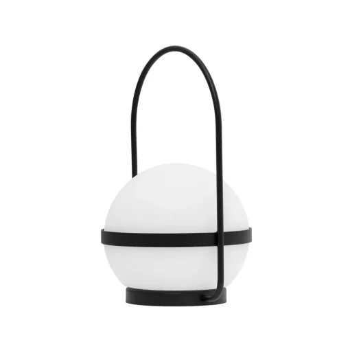 Dyberg Larsen Summer Bordlampe Med Hank Lille Sort/Hvid