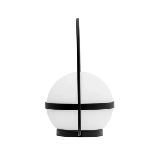 Dyberg Larsen Summer Bordlampe Med Hank Lille Sort/Hvid
