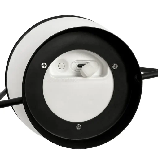 Dyberg Larsen Summer Bordlampe Med Hank Lille Sort/Hvid