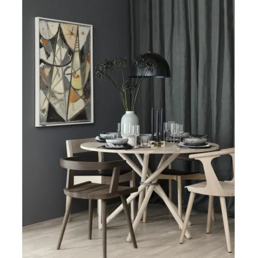 Eberhart Hector 120 Spisebord Lys Beton/Lys Egetrá