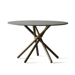Eberhart Hector 120 Spisebord Mørk Beton/Mørk Egetrá