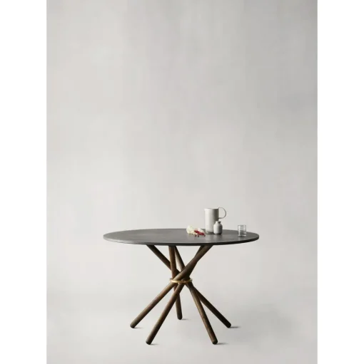 Eberhart Hector 120 Spisebord Mørk Beton/Mørk Egetrá