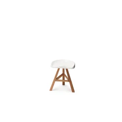 EstabliHed & Sons Heidi Spisebordsstol H50 Glossy White/Ask