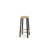 EstabliHed & Sons Step Barstol H75 Blå/Sort