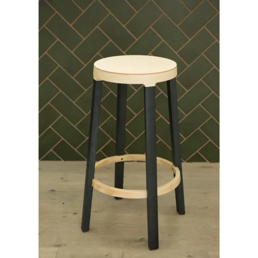 EstabliHed & Sons Step Barstol H75 Blå/Sort