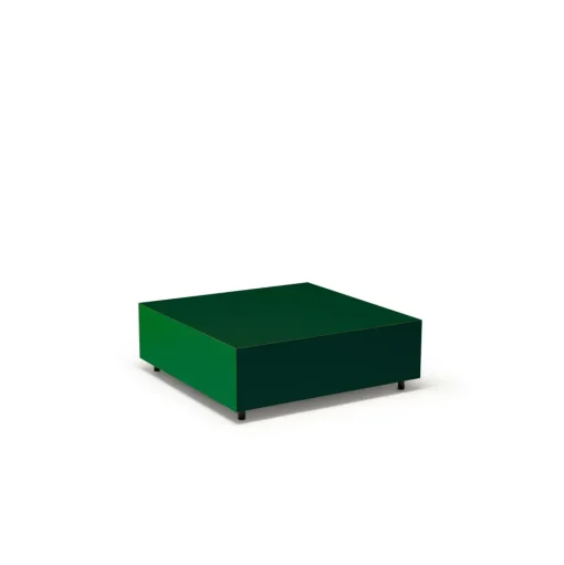 Established & Sons Bloc Sofabord Med Skuffe L85 Bright Bottle Green/Pine Green/Signal Green