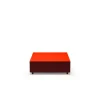 Established & Sons Bloc Sofabord Med Skuffe L85 Bright Red/Burdundy/Clay