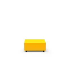 Established & Sons Bloc Sofabord Med Skuffe L64 Bright Zinz Yeloow/Signal Yellow/Pale Grey