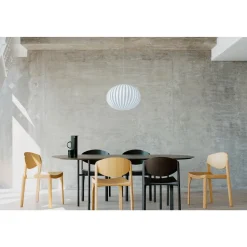 Established & Sons FILIGRANA LIGHT S4 EllipseØ45 - Black Canes