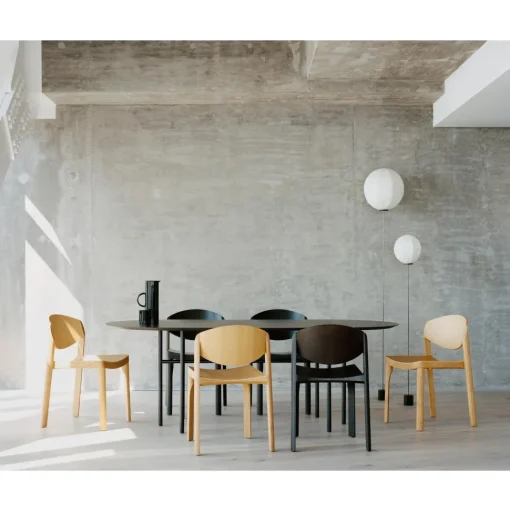 Established & Sons Mauro Spisebordsstol Oileret Eg/Vidar 4