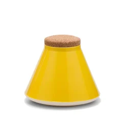 Established & Sons Store Krukke H18 Glossy Yellow/Mat Hvid